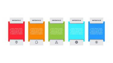 Bilgi için iş akışı konsepti. İş veri görselleştirmesi.