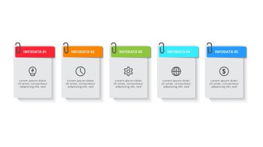 Bilgi için iş akışı konsepti. İş veri görselleştirmesi.