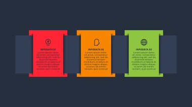 Siyah arkaplanda bilgi için yaratıcı bir kavram.