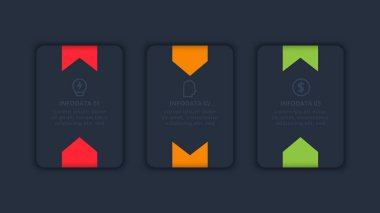 Siyah arkaplanda bilgi için yaratıcı bir kavram.