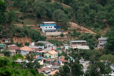 Baharatlı ve baharatlı Mala güveç. Sıcak ve baharatlı.