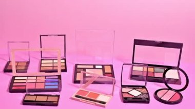 Şık Makyaj Dansı: Stop Motion 'da göz gölgeleri hareket ediyor