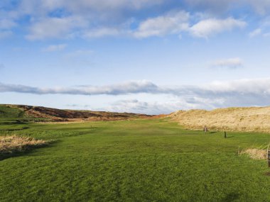 Warkworth golf sahası fotokopi alanı, Northumberland, İngiltere