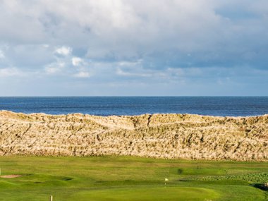 Warkworth golf sahası fotokopi alanı, Northumberland, İngiltere