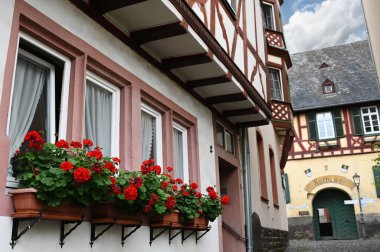 Bacharach 'taki Büyüleyici Yarı Keresteli Evler