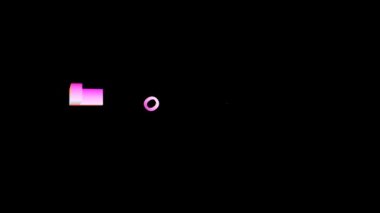 3D animation of pink  lettering - love. Relationship, kindness and Valentine's day concept.