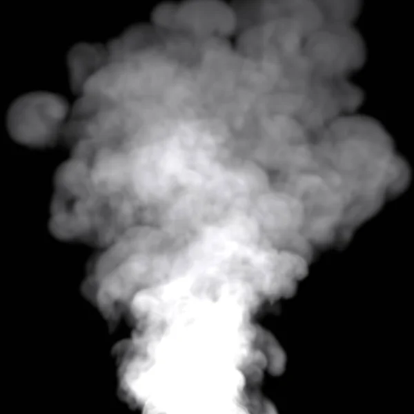 Render White Smoke Smoke Rises Fills Space Fog White Gray Imágenes de stock libres de derechos