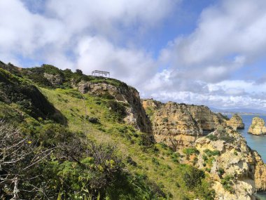 Canlı bir orman yeşilliği ve okyanus mavisi paleti.. 