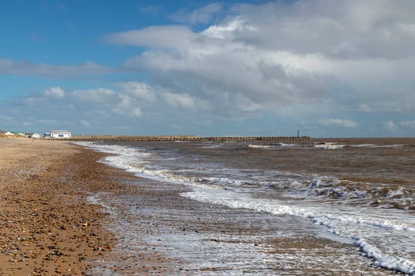 Stranden Walberswick Suffolk England Storbritannien — Stockfoto