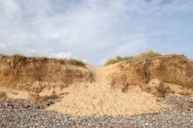 Walberswick Sahili, Suffolk, İngiltere, İngiltere 'de kıyı erozyonu