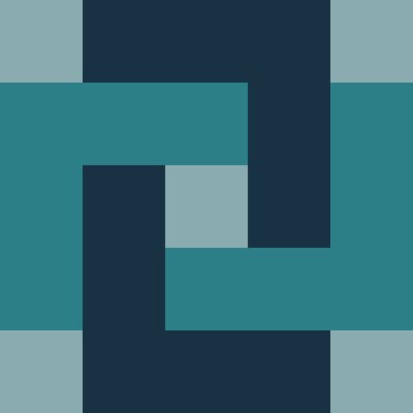 Mavi ve yeşil yeşil iç içe geçmiş dikdörtgenler mavi gri arkaplanda