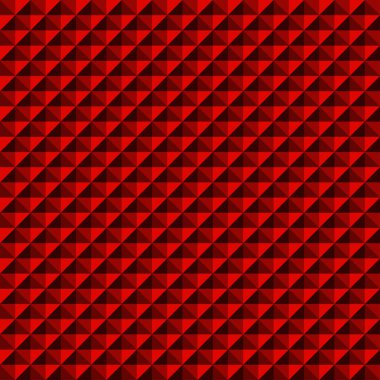 Şablon kırmızı üçgenin monokromatik renk şeması tarafından oluşturuldu