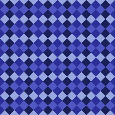 Desen mavi elmasların monokromatik renk şeması tarafından oluşturuldu