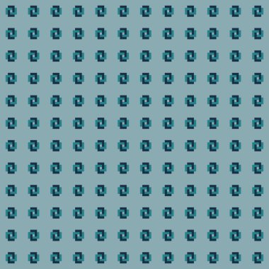 Soluk mavi-gri arkaplanda mürekkep mavisi ve yeşil iç içe geçmiş dikdörtgenler oluşturuldu