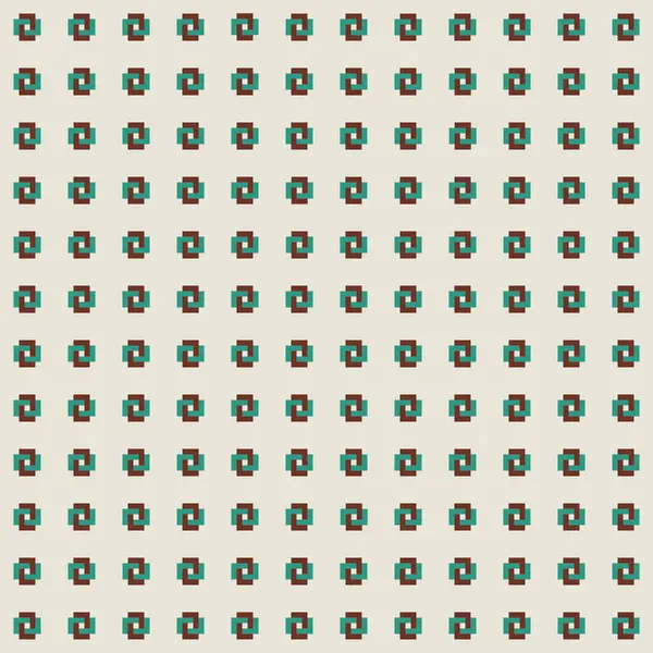 Kalıp kahverengi ve yeşil iç içe geçmiş dikdörtgenler ile oluşturuldu