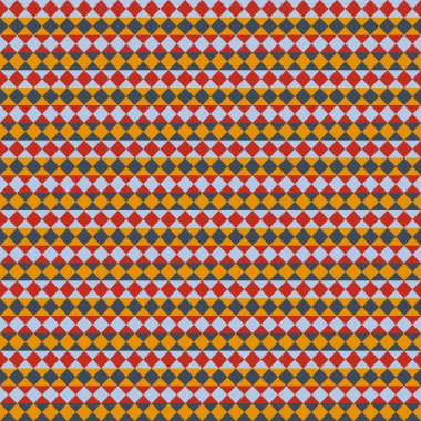 Şablon turuncu ve kırmızı tarafından oluşturuldu. mavi ve koyu mavi-gri elmaslar