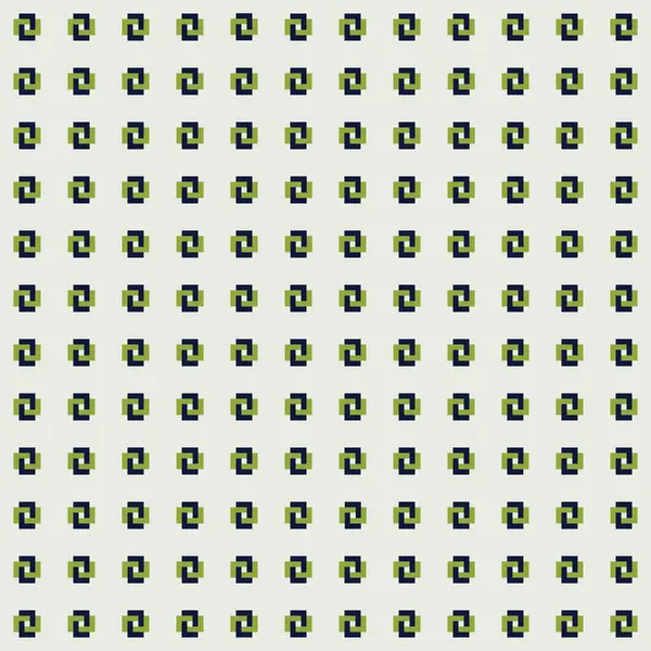 Koyu mavi ve yeşil iç içe geçmiş dikdörtgenler ile soluk-beyaz arkaplan üzerinde desen oluşturuldu