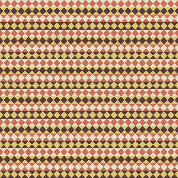 Kalıp bej, sarı, terracotta ve kahverengi elmaslar tarafından oluşturuldu.