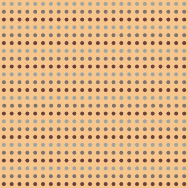 Krema arkaplanındaki gri ve kahverengi noktalardan oluşan desen