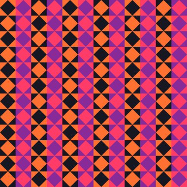 Turuncu karelerdeki siyah elmaslardan, siyah karelerdeki turuncu elmaslardan, pembe karelerdeki mor elmaslardan ve mor karelerdeki pembe elmaslardan yaratıldı.