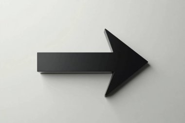 Minimalist Arrow - Directional Graphic Design clipart