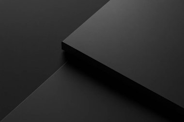 Minimalist Black Background with Soft Lighting Perfect for Design and Product Showcase