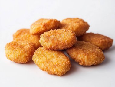 Kızarmış balık ve kızarmış nugget.