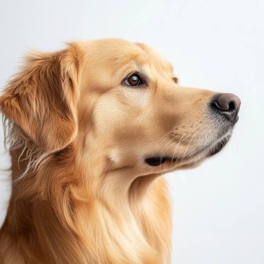 Golden retriever 'ın portresi