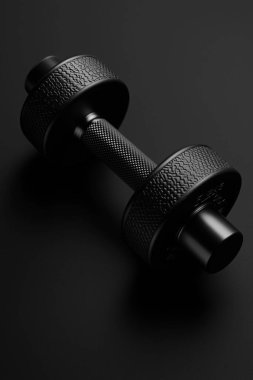 dumbbells on a dark background