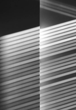 Abstract interplay of light and shadow with vertical striped patterns. clipart