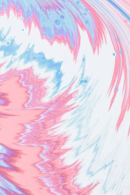 Colorful abstract swirl pattern in pink and blue hues. clipart