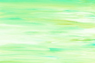 Abstract green texture with soft, flowing brush strokes. clipart