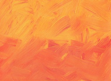 Vibrant orange abstract background with dynamic brush strokes. clipart