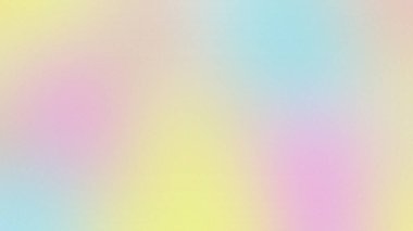 Soft pastel gradient background in dreamy hues of blue, pink, and yellow. clipart