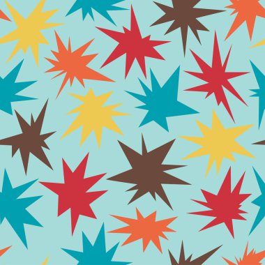 Psikedelik delik elementli kusursuz bir desen. Hipster ikonlarının geçmişe dönük tasarımı. Doodle tarzı grafikler. Klasik bir çizgi film. Renk sembolleri 60 70 80 90 eğilim vektör çizimi.