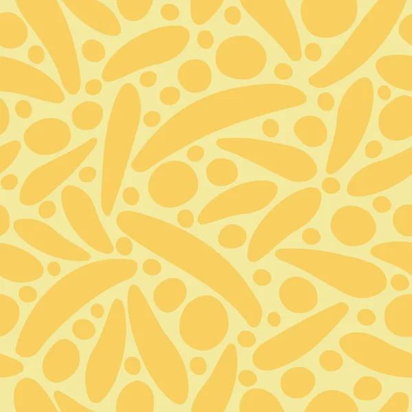 Modèle Sans Couture Groovy Polka Dot Abstrait Style Art Rétro — Image vectorielle