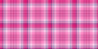 Tartan desensiz ekoseli desenleri pembe, mavi, beyaz modern desenli barbekü Ken tarzında moda, ev dekorasyonu ve İskoç vichy desen vektör çizimi için kontrol et..