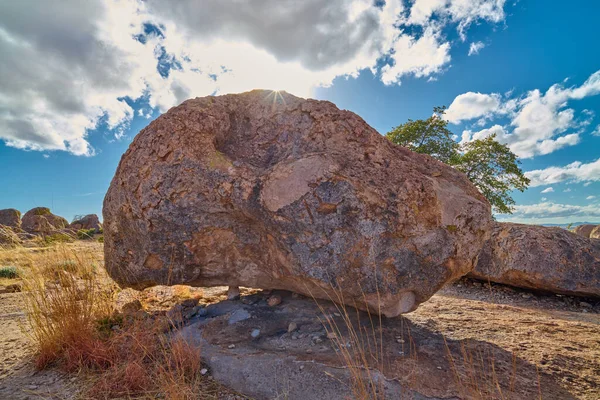 Pedra Parque Estadual Cidade Rocks Novo México — Fotografia de Stock