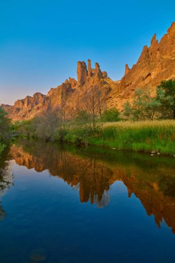 Pinnacles near Succor Creek State Natural Area, Oregon. clipart