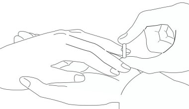 Evlilik teklifi, alyans, iki el, yeni evliler, aşk