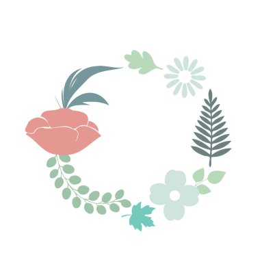 Haşhaş, gül, meşe ve akçaağaç yaprağı da dahil olmak üzere renkli çiçek ve yapraklardan yapılmış canlı ve dekoratif dairesel çerçeve. Bu çiçekli çelenk doğal zarafetle sanatsal cazibeyi birleştirir. Düğün davetiyeleri, mevsimlik dekorlar ve ambalajlar için uygundur.,