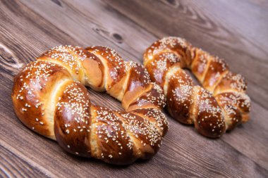 Sesame Milk Bread in a Crown, High quality photo