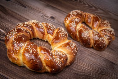 Sesame Milk Bread in a Crown, High quality photo
