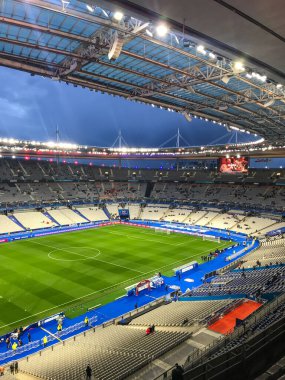 Saint DENIS, FRANCE, STADE DE FRANCE 23 Mart 2023, Football EURO 2024 France vs Pays-Bas in the interior of the stadium de France, Yüksek kalite fotoğraf
