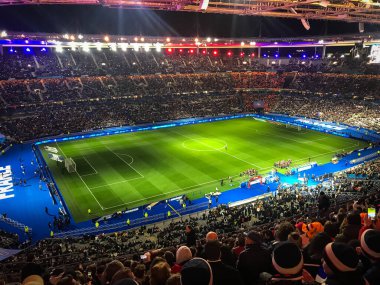 Saint DENIS, FRANCE, STADE DE FRANCE 23 Mart 2023, Football EURO 2024 France vs Pays-Bas in the interior of the stadium de France, Yüksek kalite fotoğraf