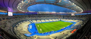 Saint DENIS, FRANCE, STADE DE FRANCE 23 Mart 2023, Football EURO 2024 France vs Pays-Bas in the interior of the stadium de France, Yüksek kalite fotoğraf