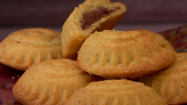 Biscuits Traditionnels Eid Maamoul Mamoul Avec Des Dates Des Noix — Video