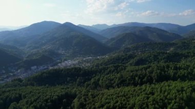 Val les Bains yakınlarındaki kırsal alan, Ardeche, Fransa, Avrupa. Yüksek kalite fotoğraf