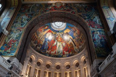 The Basilica Sainte Therese of Lisieux, Calvados department, France. High quality photo clipart