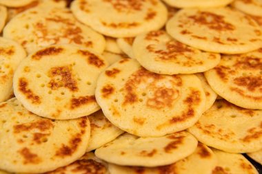 Cocktail Blinis veya mini blinis, yüksek kaliteli fotoğraf